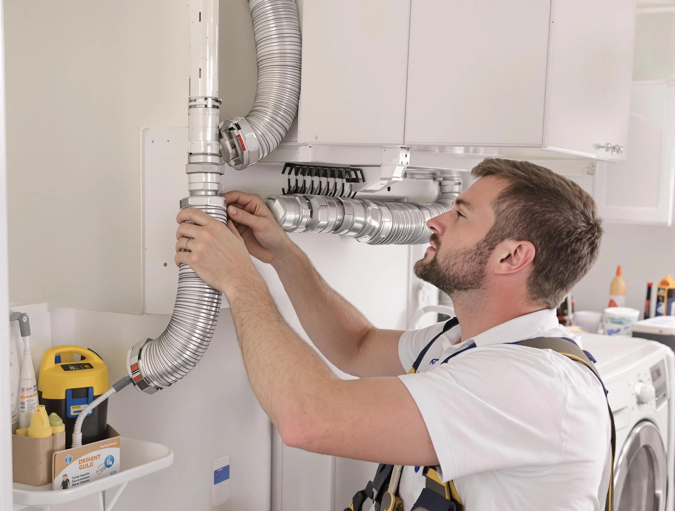 Professional dryer vent repair and installation by Perry Dryer Vent Cleaning in Perry