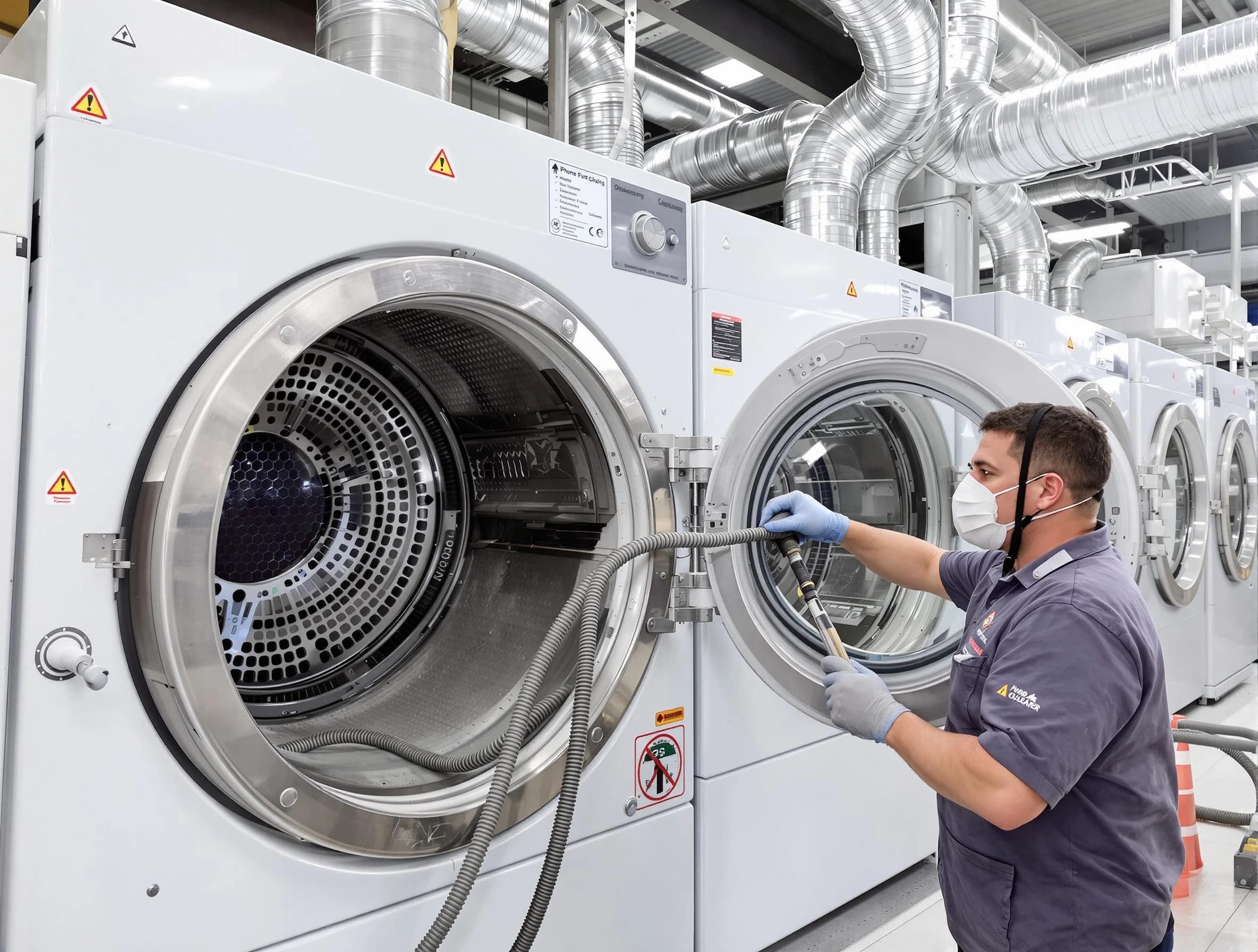 Industrial-grade dryer vent cleaning by Perry Dryer Vent Cleaning in Perry