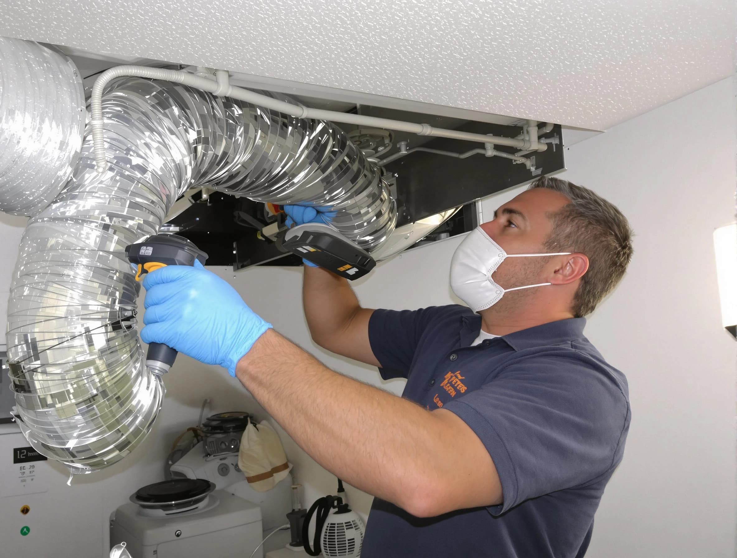 Perry Dryer Vent Cleaning professional performing thorough residential dryer vent cleaning in Perry