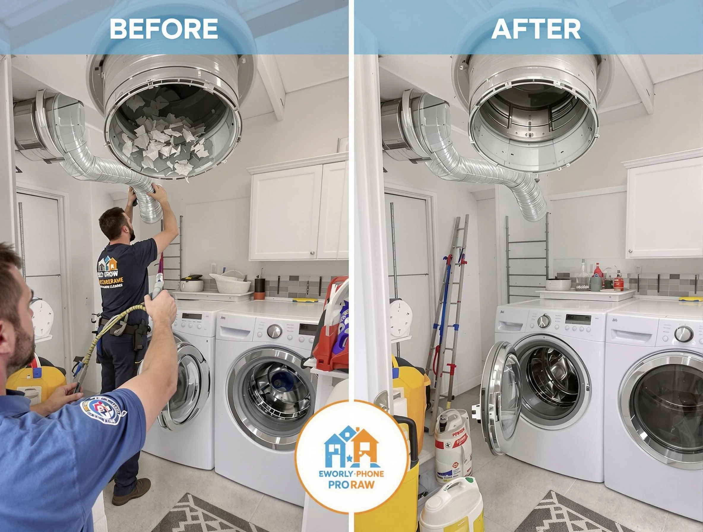 Residential dryer vent cleaning by Perry Dryer Vent Cleaning in Perry